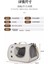Pet Outing Nefes Alabilir Omuz Çantası Crossbody Tote Çanta Kediler ve Küçük Köpekler Için (Yurt Dışından) 5