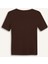 Slim Fit Dar Kesim Bisiklet Yaka Fitilli Kaşkorse Basic Düz Kısa Kollu Tişört C0097AX25SP 10