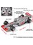 1:32 Ölçekli Alaşım F1 Yarış Araba Oyuncak Modeli Ile Retroaktif Hareket Ses ve Işık Efektleri-Kids 'yarış Oyun ve Kök Lea Için Ideal (Yurt Dışından) 4