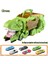 Çocuklar Için Iki-In-One Dinozor Kamyon Oyuncak Devnosaurus Rex Devouring & Depolama Alaşım Araba Ile Katlanır Kaydırma Izi Transporter Gif (Yurt Dışından) 1