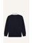 Boxy Fit Polo Yaka Basic Düz Sweatshirt E6523AX24WN 9