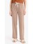 Pijama Takımı Kısa Kollu Üst Esnek Belli Uzun Kareli Alt-Fall in Love E4830AX25SP 8