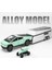 1/32 Siber Oyuncak Kamyon Pikap Alaşım Araba Modeli Döküm Off-Road Araçlar Kamyon Araba Modeli Ses Işığı Çocuk Oyuncakları Bavul ile Hediye (Yurt Dışından) 1