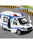 1:24 Alaşım Ambulans Modeli Simülasyon Geri Çekilebilir Ses ve Işık Döküm Alaşım Araba Oyuncak Seti Çocuk Doğum Günü Hediyesi (Yurt Dışından) 1