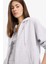 Relax Fit Kapüşonlu Cepli Basic Düz Fermuarlı Sweatshirt C1809AX25SP 6