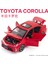 Döküm 1:32 Toyota Corolla Alaşım Araba Modeli Simülasyon Metal Araç Ses ve Işık Minyatürleri Koleksiyonu Trendy Süsler Hediyeler (Yurt Dışından) 1