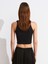 21104 Fitilli Crop Top-Siyah 2