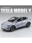 Yeni 1:24 Teslas Model Y Model 3 Şarj Yığını ile Alaşım Araba Döküm Oyuncak Araba Modeli Ses ve Işık Çocuk Koleksiyon Hediye (Yurt Dışından) 1
