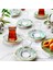 Sorte Çay Seti 12 Parça-Su Yeşili 2