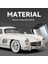 1:24 Mercedes-Benz 300SL Klasik Araba Alaşım Pres Döküm Model Araç Ev Iç Dekorasyon Süsler Ses ve Işık Hediye Toplamak C361 (Yurt Dışından) 4