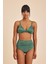 Bali Yeşil Dolgusuz Pedli Üçgen Bikini Üst 1