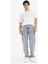%100 Pamuk Relax Fit Rahat Kesim Kargo Cepli Geniş Paça Jean Pantolon D7263AX25SP 3