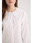 Regular Fit Poplin Uzun Kollu Gömlek Tunik E4355AX25SP 8