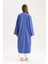 Relax Fit Şal Yaka Krinkıl Kumaş Uzun Kimono E1816AX25SP 7