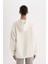 Fit Oversize Geniş Kalıp Kapüşonlu Kanguru Cepli Kalın Sporcu Sweatshirt B0415AX24WN 6