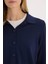 Regular Fit Polo Yaka Basic Düz Triko Hırka E7142AX25SP 6