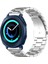 samsung Gear Sport ile Uyumlu Kordon Klasik Baklava Model Paslanmaz Çelik Metal Kayış 1