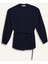 Relax Fit Basic Düz Bağcıklı Müslin Uzun Kollu Tesettür Gömlek Tunik E1107AX25SP 7