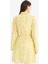 Relax Fit Bisiklet Yaka Desenli Viskon Kimono E7262AX25SM 6