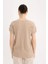 Regular Fit Bisiklet Yaka Basic Düz Kısa Kollu Tişört D3198AX25SP 6