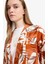 Relax Fit Bisiklet Yaka Desenli Viskon Kimono E7262AX25SM 7