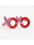 Kırmızı Renk Xoxo Yazılı Parti Gözlüğü 2