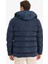 Regular Fit Kapüşonlu Şişme Mont Fermuarlı Çıtçıt Kapamalı Cepli E7286AX24WN 7