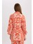 Relax Fit Desenli Kuşaklı Kimono D5443AX25SP 7