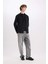 Regular Fit Çift Cepli Twill Uzun Kollu Gömlek E7689AX25SP 6