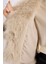 Regular Fit Kruvaze Yaka Çıtçıtlı Suni Kürk Mont E7754AX24WN 5