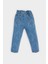 Kız Bebek Paperbag Çiçekli Jean Pantolon E7830A525SP 6