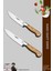 Hand Craft Mutfak Bıçak Seti Et Ekmek Sebze Bıçağı 2 Li Set Günlük Kullanım ( Mtf-127 ) 1