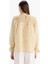 Regular Fit Desenli Fırfır Yaka Vual Uzun Kollu Tesettür Bluz Tunik E7966AX25SM 6