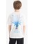 Erkek Çocuk Bisiklet Yaka Sırt Baskılı Kısa Kollu Tişört 6