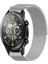 Realme Watch 2 / 2 Pro / S / S Pro ile Uyumlu Kordon Hasır Metal Örgü Mıknatıslı Milano Kayış 1