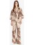 Wide Leg Desenli Modal Kumaş Palazzo Pantolon Yüksek Bel Düz Geniş Paça E8599AX25SM 7