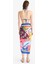 Regular Fit Desenli Saten Plaj Eteği-Fall in Love B1443AX25HS 6