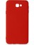 Samsung Galaxy J7 Prime Kılıf Nano Içi Kadife Silikon - Kırmızı Ferrg 1