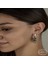 Swarovski Crystal Taşlı Gümüş Salkım Sallantılı Çivili Kadın Küpe 2