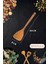 1 Adet 30 cm Vernikli Doğal Bambu Spatula – Tava Dostu, Ergonomik ve Dayanıklı 3