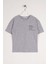 Erkek Çocuk Gri Melanj Renkli Timeless Baskılı Tişört 1