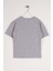 Erkek Çocuk Gri Melanj Renkli Timeless Baskılı Tişört 2
