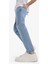 %100 Pamuk 90's Slim Fit Dar Kalıp Yüksek Bel Dar Paça Kar Yıkamalı Jean Pantolon F0161AX25SP 7