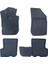 Dacia Sandero 2007-2012 ile Uyumlu Carbon Desenli Ultra Premium Havuzlu Oto Paspas 1