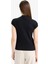 Slim Fit Dar Kesim Yarım Balıkçı Yaka Basic Düz Fitilli Kaşkorse Kısa Kollu Tişört F0365AX25SP 6