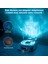 Waves Retro Plak Ortam Aydınlatma Projektörlü Bluetooth Hoparlör 2