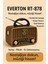 RT-878 Usb/bt/fm Nostajik Radyo + Fenerli Müzik Çalar 3