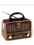 RT-878 Usb/bt/fm Nostajik Radyo + Fenerli Müzik Çalar 6