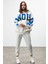Tına Oversize Beyaz Sweatshirt 2