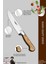 Hand Craft Mutfak Bıçak Seti Et Ekmek Sebze Bıçağı 5 Li Set Günlük Kullanım ( Mtf-037 ) 3